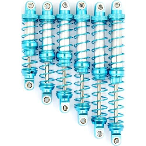 2 pair 70mm / 80mm /120mm RC Shock Absorber Adjustable RC Damper Set with Springs for 1/10 RC Truck Crawler Axial SCX10 TRX4 D90