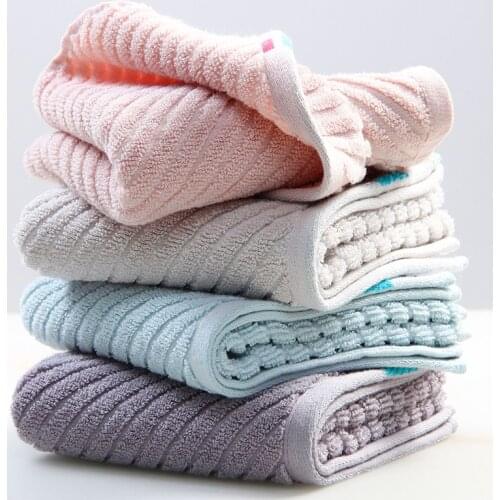 2pcs 35*75 cm Face towel Super soft long stapled cotton face towel excellent water-absorbing quality towel