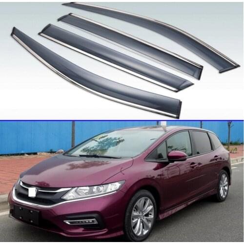 For Honda Jade 2013-2020 Plastic Exterior Visor Vent Shades Window Sun Rain Guard Deflector 4pcs