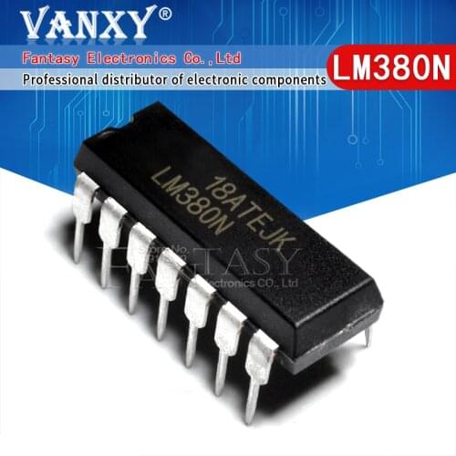 5pcs LM380N DIP14 LM380 DIP 380N DIP-14