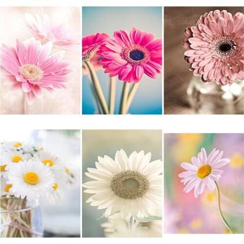 5D Diy Diamond Painting Colorful Flower Landscape Diamond Pictures Cross Stitch 3D Rhinestones Embroidery Decoration Home Decor