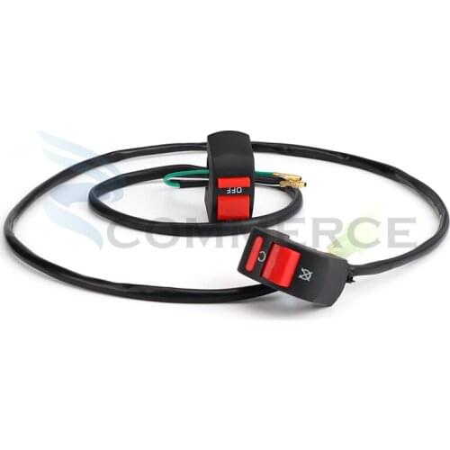 Free shipping Universal Motorcycle Handlebar Flashing Switch Moto Light Switch ON OFF Button ATV Bike DC12V/10A