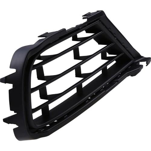Black Auto Front Bumper Driving Fog Lights Cover Lamp Frame Trim For VolksWagen Touareg 2015 -2017