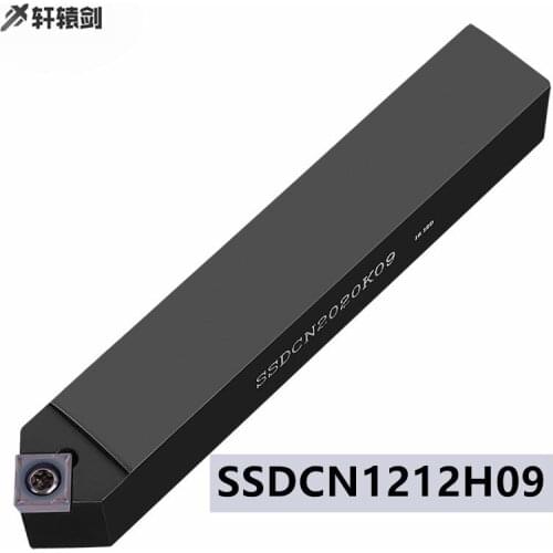 SSDCN 1212H09 Toolbar Lathe CNC Turning Tool Holder Cutting Handle Uses Carbide Blade SCMT
