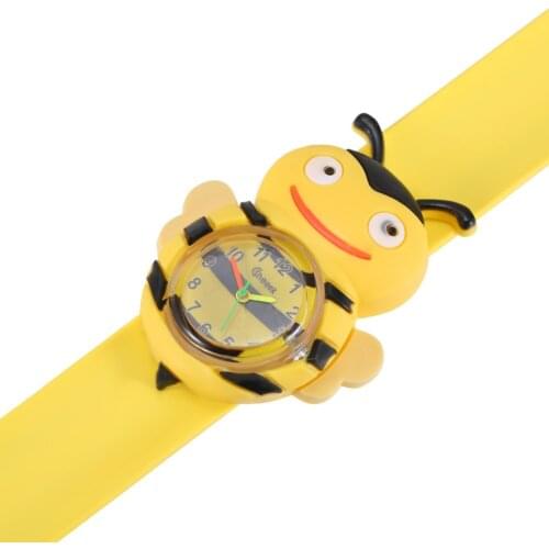 Children Digital Watch Cute Cartoon Bee Kids Casual Watches Wristwatch Gift XIN-Shipping