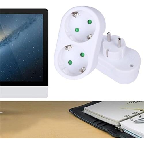 EU Standard Socket Round Plug 2/3 Holes Socket With Switch On Off Wall Double Socket EU Socket 230V Power Adapter Socket J60