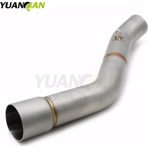 Motorcycle Exhaust muffler Modified Scooter Clamp On Mid Pipe Slip-On Mid Pipe For KAWASKI ZX-10R ZX 10R ZX10R 2008 2009 -2010