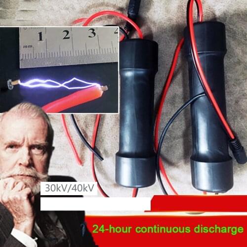 DC 15V to 30kV Pulse high voltage arc generator Boost transformer Ignition Coil 24 hours long working FOR Negative ion, ozone