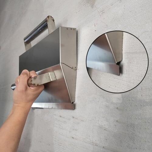 Plastering Tools Stainless Steel Plaster Scraper Professional Plaster Scraper Wall Decoration Tools Plastering Trowel for Cement