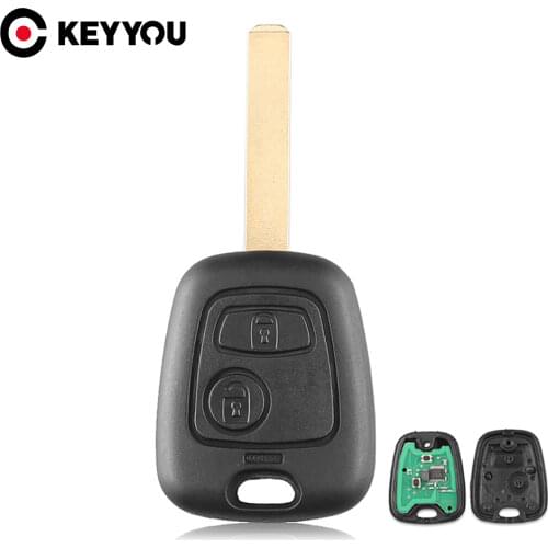 KEYYOU 6x For Citroen C1 C2 C3 C4 Saxo Picasso Xsara Picasso Peugeot 106 206 306 307 107 207 407 Partner 2 BT Remote Car Key Fob