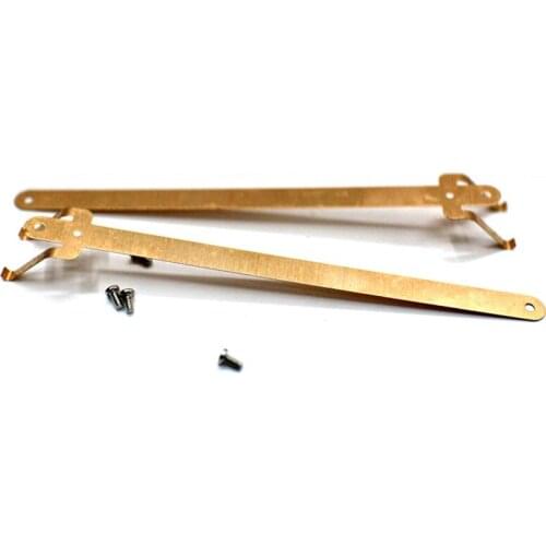 6Pcs Ho Scale 1/87 Model Train Antenna Contact Piece Electric Pantograph Conductive Copper Pieces Mini Hobby Model Instruments