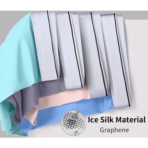 Underwear Men Boxer Briefs Shorts Underpants Man Breathable Comfortable Soft Mens Panties Long Male Couple Sexy Set Larger Size