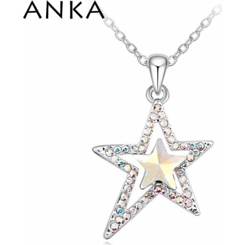 2020 New Arrival Accessories Sterling Jewelry Free Shipping Double Star Crystal Pendant Crystals from Austria #105700