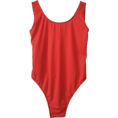 New design Ballet Dance Wear Sleeveless Bodysuit One Piece Swimwear for girl Sexy Tight Jumpsuit Spandex Suit