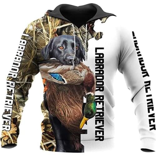 Hunting Duck 3D Printed Mens Hoodies Harajuku Streetwear Autumn Hooded Sweatshirt Unisex Casual Jacket Tracksuits TD33445569