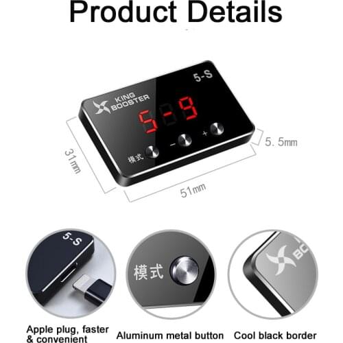 Car throttle controller pedal tuning for CITROEN C1 C2 C3 C4 C5 C8 DISPATCH JUMPY XSARA PEUGEOT 206 307 407