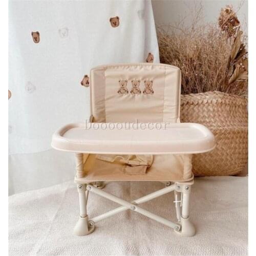 Comfortable Childrens Dining Chair Multifunctional Folding Portable Baby Dining Table Chair Outdoor Beach Chair Can Be Disassem