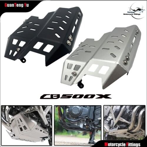 For Honda CB500X 2017-2021 Motorcycle CNC thickened aluminum anti-skid footrest Bash Frame chassis protector engine guard cover