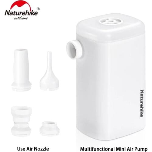 Naturehike Multi-purpose Power Bank LED Lamp USB Charge Portable MINI Electric Air Pump Endurance Lithium Battery rechargeable