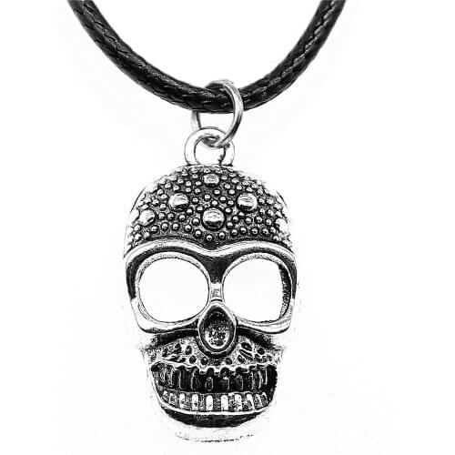 1 Piece Jewelry Necklace For Women 28x16mm Skull Charms Pendants Necklace Female Gift Fashion