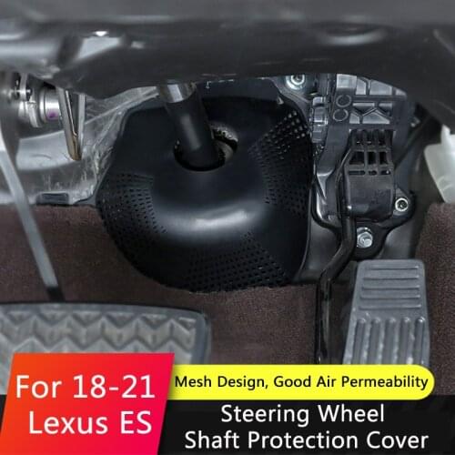 TAJIAN 1Pcs Car Cab Steering Shaft Protection Cover Trim Protective Steering Shaft Anti-Cover Decoration For Lexus ES 2018-2021