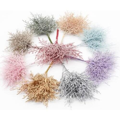 10 pieces Imitation plants Wedding decoration Christmas decoration for home Beautify Crafts Scrapbooking Brooch Candy box Bonsai