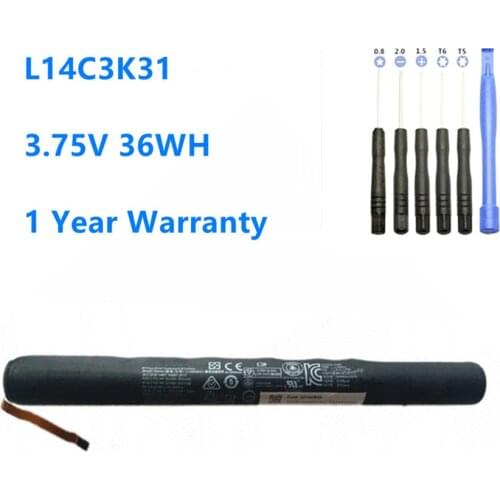 L14D3K31 Battery for Lenovo Yoga Tablet 2 1050L 1050F 2-1050F 2-1051F 2-1050L 2-1050LC 2-1051L Yt2-1050 Laptop Battery L14C3K31