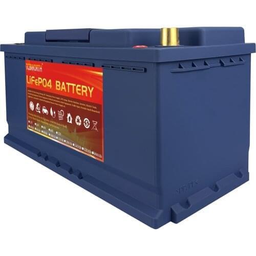 12V 400Ah LiFePO4 Battery Pack With BMS Lithium Power Golf Cart 3000 Cycles RV Campers Off-Road Off-grid Solar Energy Deep Cycle