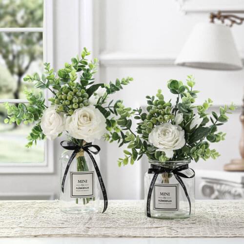 Home Decoration Accessories Simulation Bouquet Fake Flowers Living Room Decoration Ornaments Nordic Anti-authentic Table Flowers