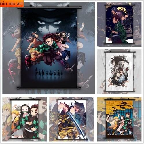 Full Diamond Embroidery Demon Killer Anime Diamond Mosaic Diamond Painting Cross Stitch Kits Home Decor