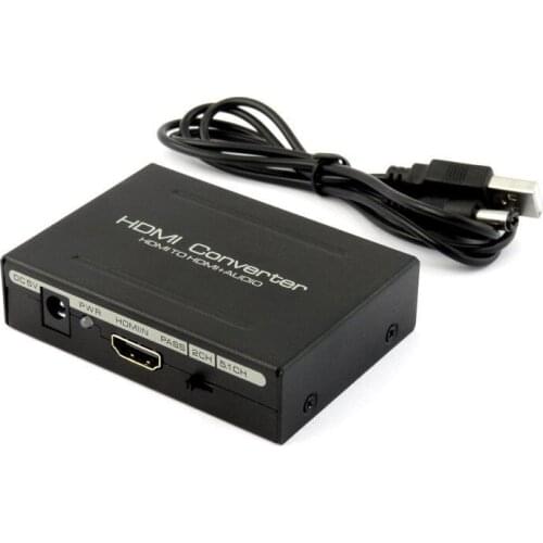 HDMI Audio Extractor Splitter to SPDIF Optical RCA Stereo L/R Analog Converter