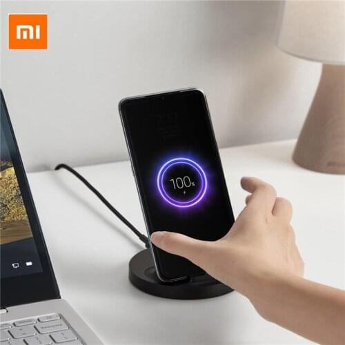 Xiaomi Vertical Wireless Charger 20W Max with Flash Charging Qi Compatible Multiple Safe Stand Horizontal for Mi 9 (20W) MIX 2S