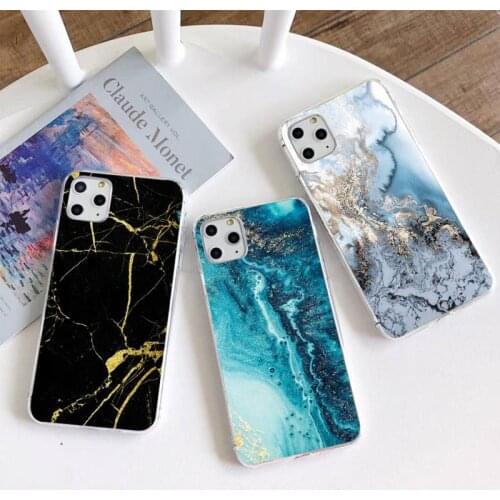 Marble pattern Phone Case for iphone 12 pro max mini 11 pro XS MAX 8 7 6 6S Plus X 5S SE 2020 XR cover