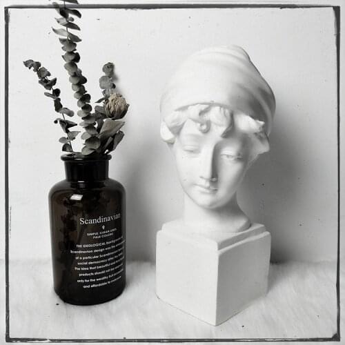 European Sketch Portrait Resin Gypsum Head Model House Household Jewelry Sculpture Portrait Decoration