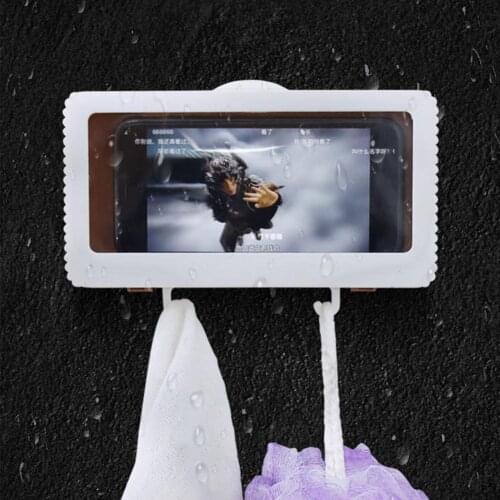 Shower Phone Box Bathroom Waterproof Phone Case Seal Protection Touch Screen Mobile Phone Holder For Kitchen Handsfree Gadget