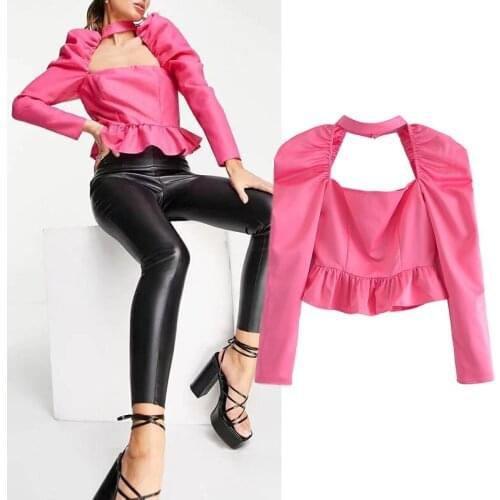 Guobioziy Openwork Blouses