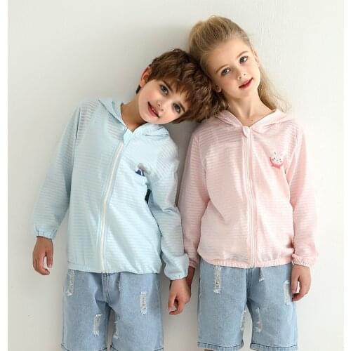 Kids Coat Autunm Outfits Child Boy Girl Sunscreen Jacket Girls Long Sleeved Hooded Spring Coat Kids Cartoon Clothes Outwear