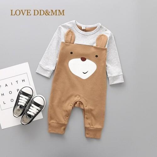 LOVE DD&MM Baby Rompers 2020 Baby Boys Girls Clothes Leisure Bear Infant Jumpsuit Cotton Baby Cartoon Rompers Toddler Clothing
