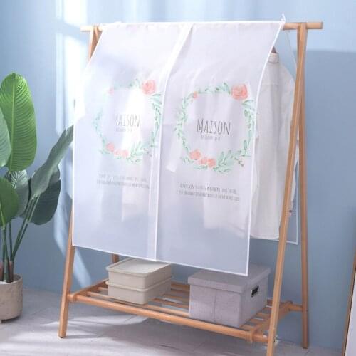 Dust Cover Home Clothes Hanging Garment Dress Clothes Suit Coat Storage Bag Pouch Case Organizer Wardrobe Non-woven Dust Covers