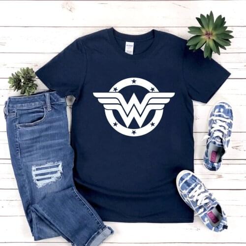 Wonder-Woman Shirt Mothers Day Gift T-Shirt Feminist Girl Power Superhero Mama Tee Wonder Mom