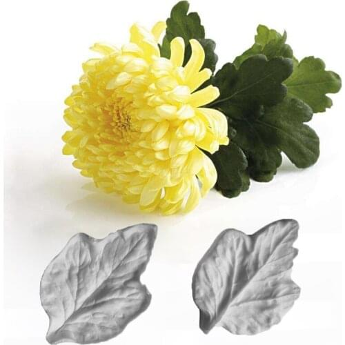 Chrysanthemum Leaf Petals Silicone Mold Fondant Mould Cake Decor Tools Chocolate, Gumpaste Mold, Sugarcraft ,Kitchen Gadgets