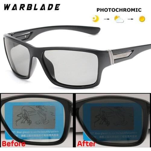 2019 Brand Polarized Photochromic Sunglasses Unisex Lens Eyewear Square Men Women Classic Anti Glare Glasses Fashion Goggles