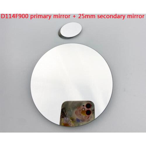 D114F900 Newtonian Reflective Astronomical Telescope 114900 Reflective Primary Mirror Objective Lens Group with Secondary Mirror