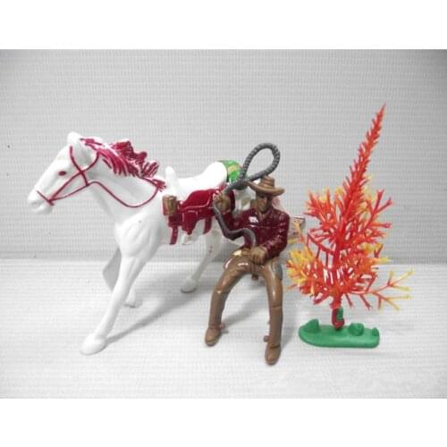 1:100 Western Cowboy Model Layout HO Scale People Figure Models Sand Table Toys
