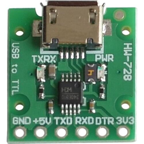 10PCS/LOT CH340E USB to TTL Serial Converter, 5V/3.3V Alternative CH340G Module for pro mini