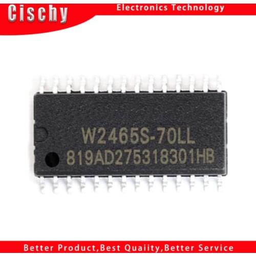 1PCS W2465S-70LL W2465S-70 W2465S SOP28