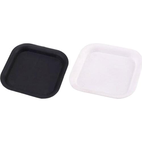 7cmx7cm Nursery Pot Plastic Trays Black White Flower Planters Creative Square Grow Cup Garden Tools Supplies