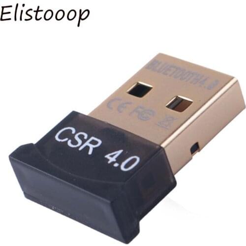 Elistooop USB Bluetooth 4.0 Adapter Transmitte Receiver Audio Bluetooth Dongle Wireless USB Adapter for Computer PC Laptop