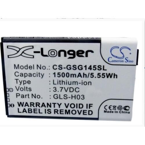 Cameron Sino 1500mAh battery for GIGABYTE G1345 29S00-60AR0-B30S GLS-H03 for GSMART G1345 29S00-60AR0-B30S GLS-H03