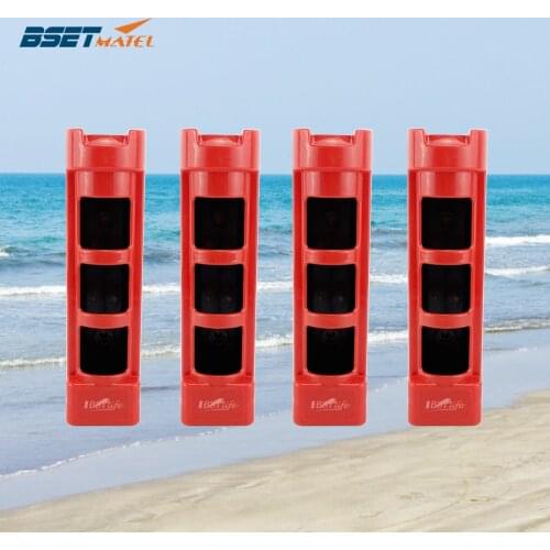 4PCS ABS Plastic Fishing Rod Pole Holder Fishing Box Fishing Rod Support Durable Tube Mount Bracket Socket Rack Boat Accessories